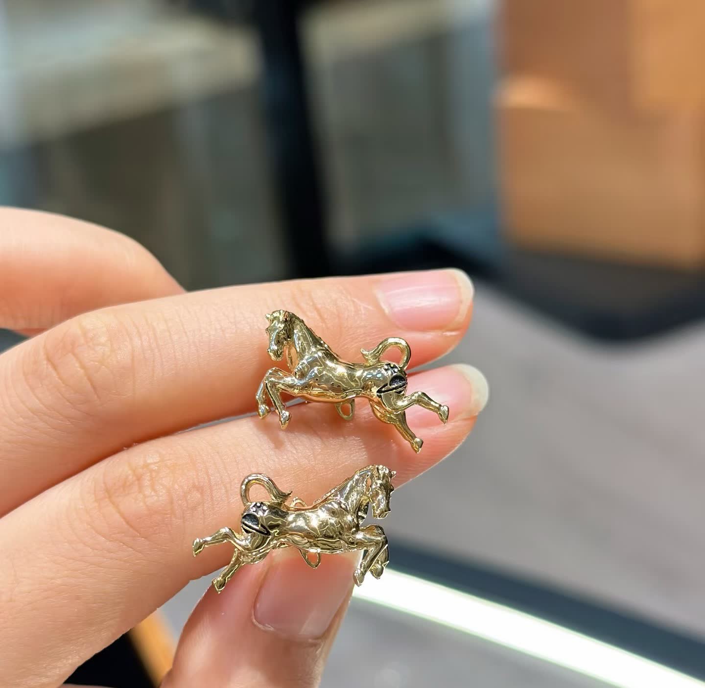 Vivienne Westwood Vivien Westwood Gold Horse Stud Earrings